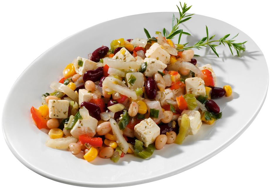 Dahlhoff Bohnen-Mais-Salat mit Hirtenkäse 1 kg